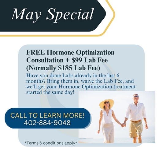 Hormone therapy special in Omaha, Nebraska at Bodysculpt by Sakoon.